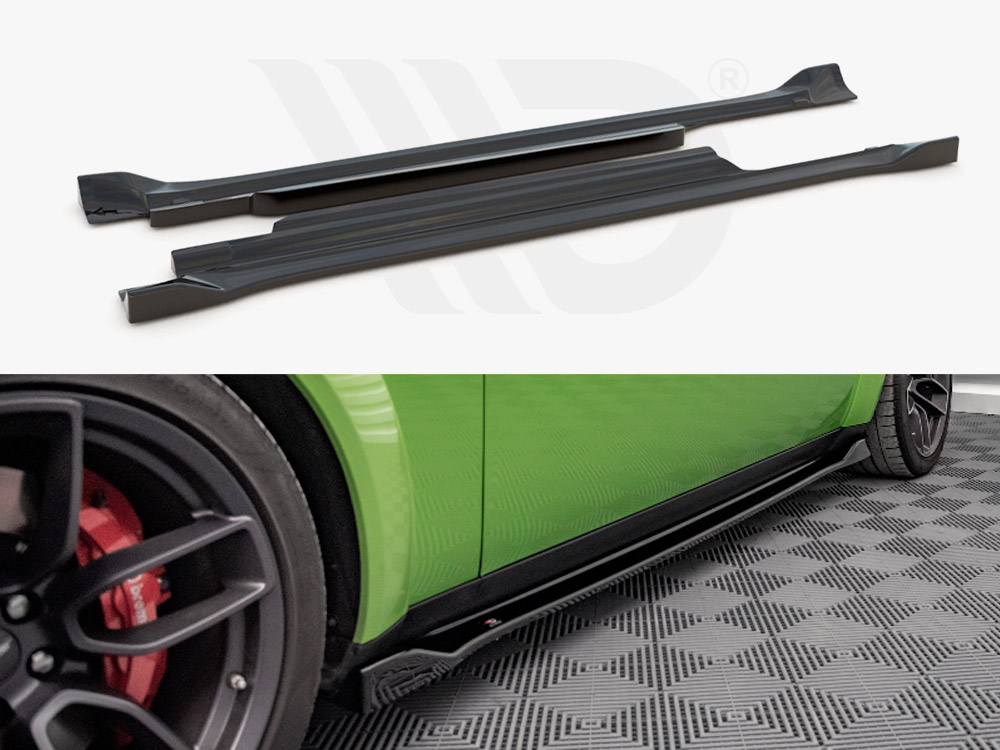 Side Skirts Diffusers Dodge Challenger SRT Hellcat Widebody Mk3 - 1 