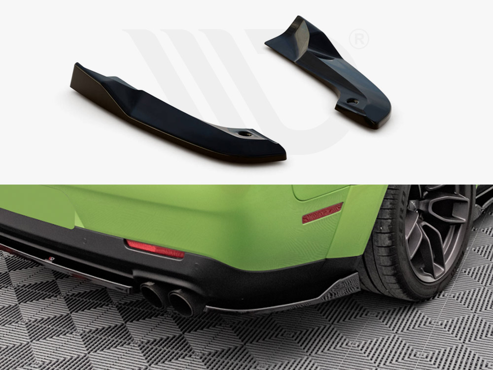 Rear Side Splitters Dodge Challenger SRT Hellcat Widebody Mk3 - 1 