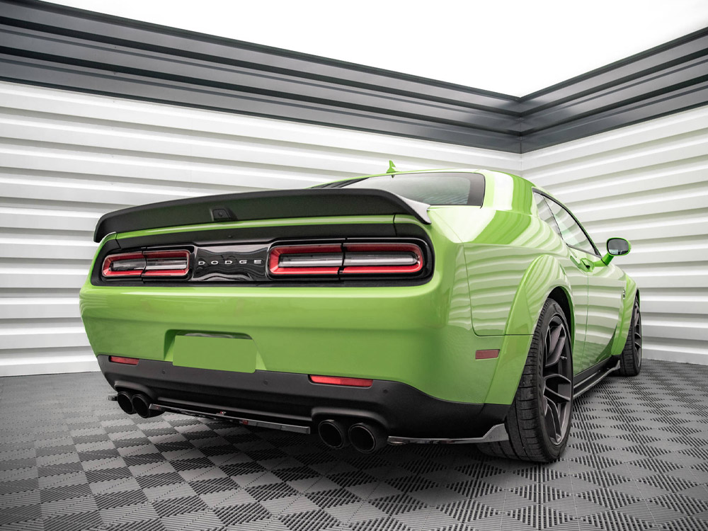 Rear Side Splitters Dodge Challenger SRT Hellcat Widebody Mk3 - 3 