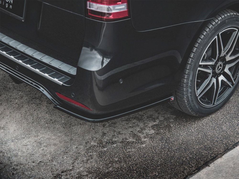 Rear Side Splitters V.2 Mercedes-Benz V-Class AMG-Line W447 Facelift - Textured - 3 