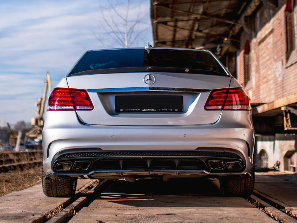 Spoiler Cap Mercedes E63 AMG / AMG-Line Sedan W212 Facelift - 6 