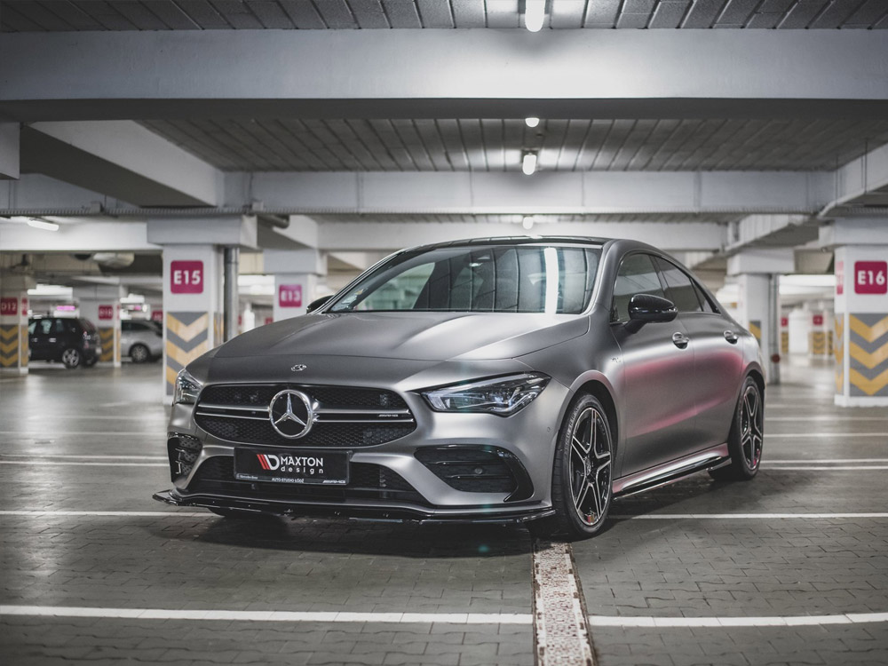 Front Splitter V.2 Mercedes-AMG CLA 35 Aero C118 - Carbon Look - 2 