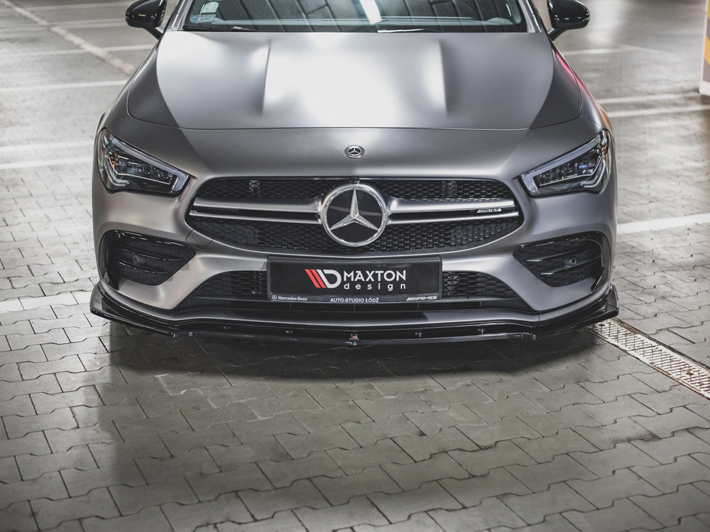 Front Splitter V.2 Mercedes-AMG CLA 35 Aero C118 - Carbon Look - 3 