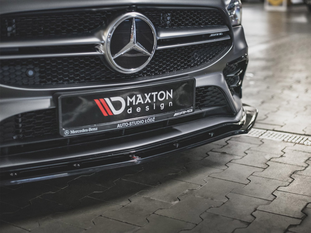 Front Splitter V.2 Mercedes-AMG CLA 35 Aero C118 - Carbon Look - 4 