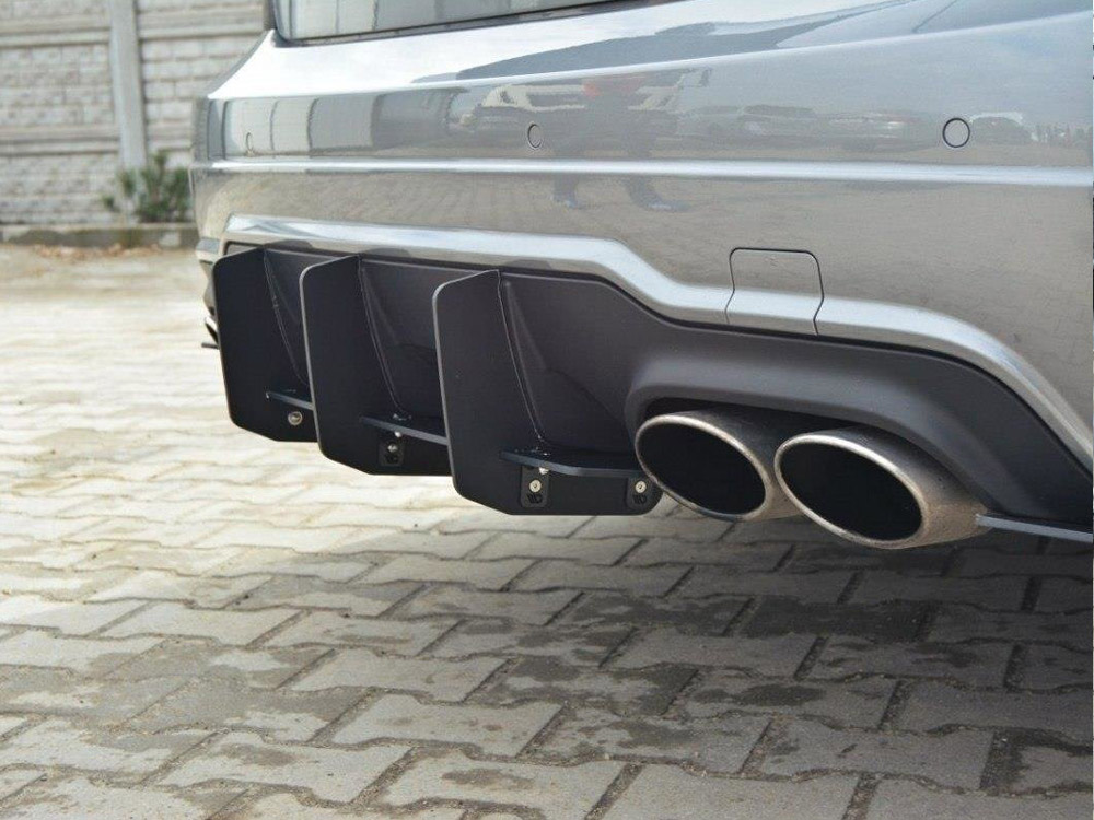 Rear Diffuser & Rear Side Splitters Mercedes-Benz C Sedan / Estate AMG-Line W204 / S204 - 4 