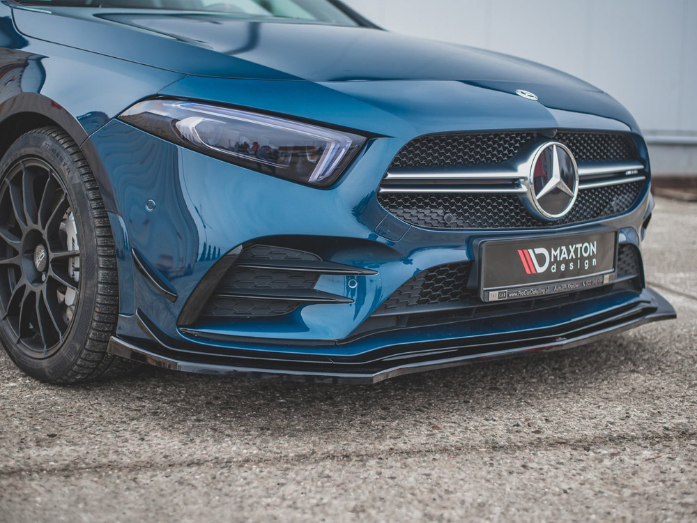 Front Splitter V.2 Mercedes A35 AMG AERO W177 - Textured - 4 