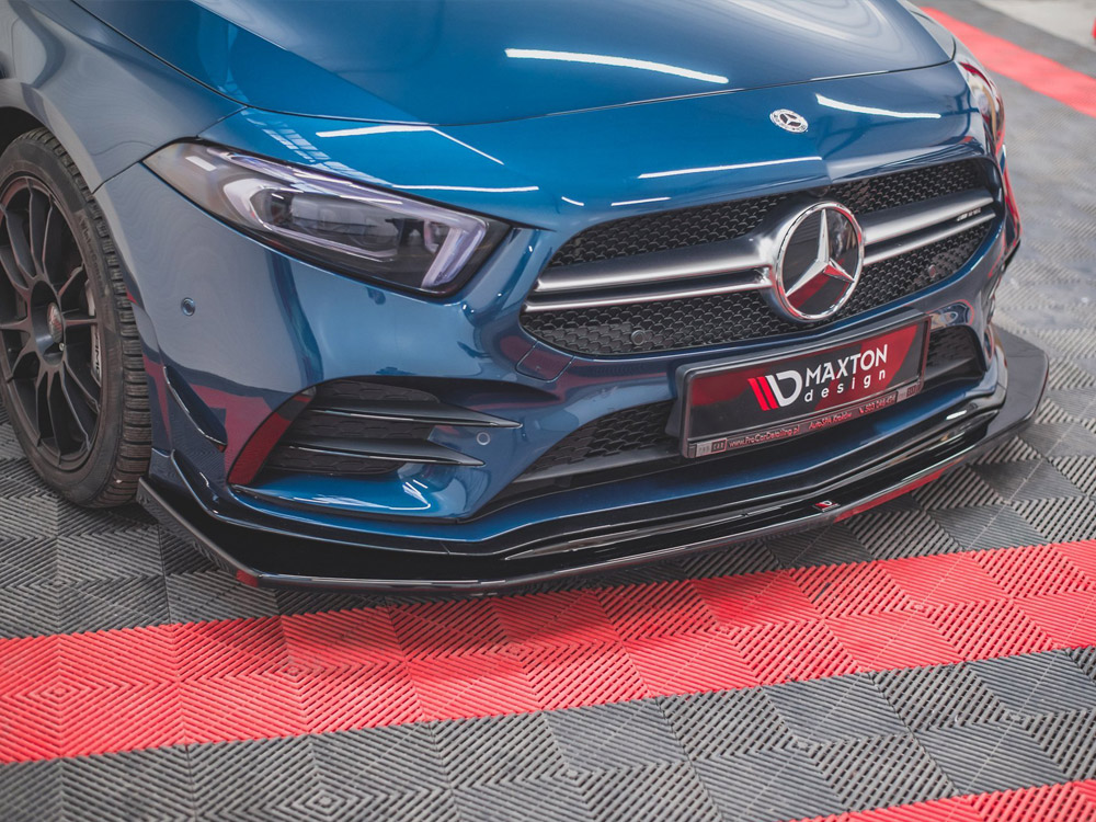 Front Splitter V.3 Mercedes A35 AMG AERO W177 - Textured - 3 