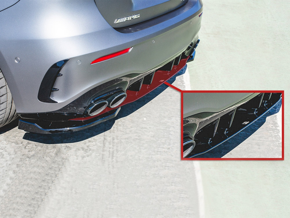 Rear Splitter + Flaps Mercedes-AMG A 45 S Aero Pack W177 - 4 