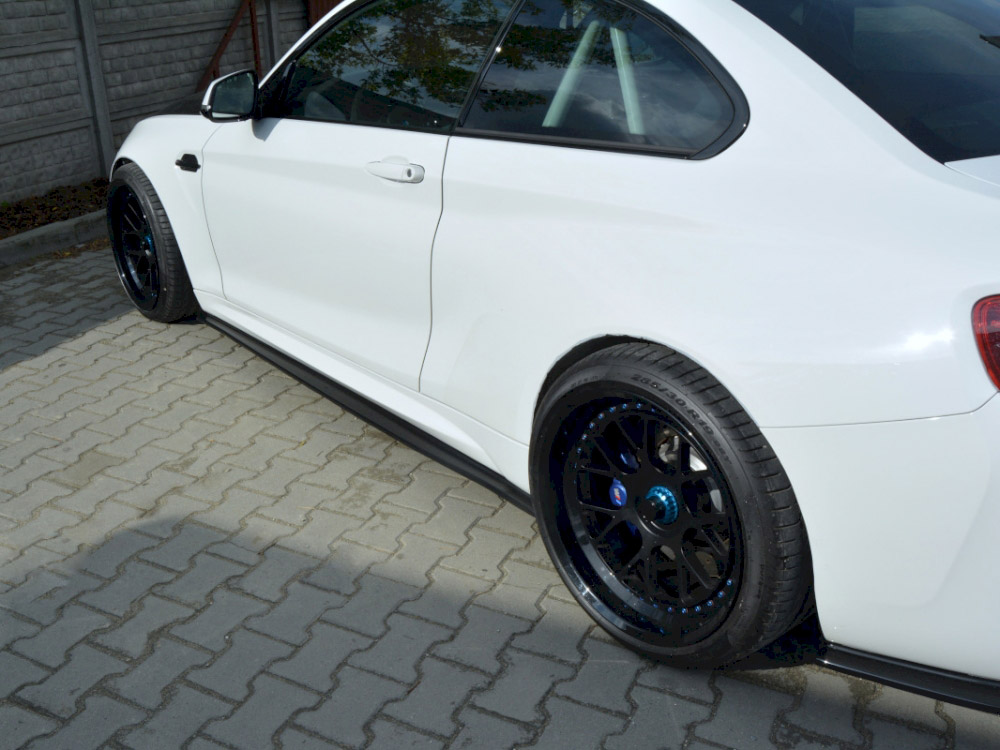 Side Skirts Splitters Bmw M2 F87 (2016-) - Textured - 2 