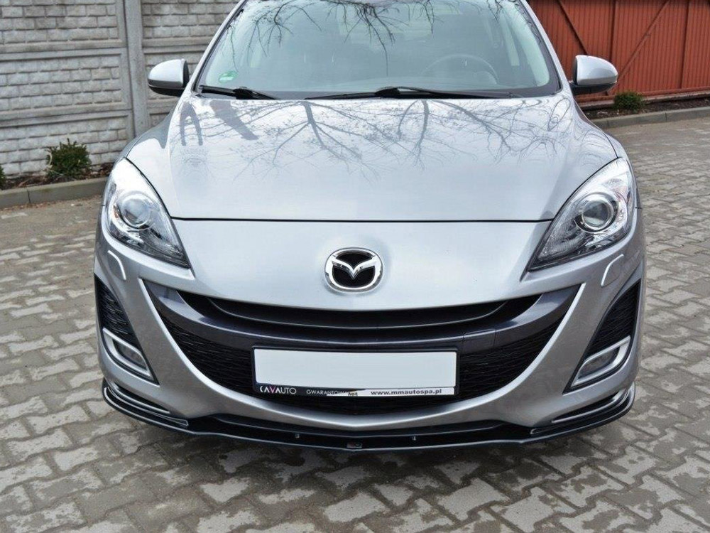 Front Splitter Mazda 3 Mk2 Sport (Preface) - Carbon Look - 3 