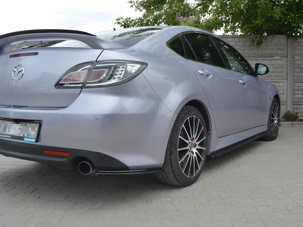 Side Skirts Splitters  Mazda 6 MK2 Sport Hatch (Gh-series) Pre-facelift (2008-2010) - Carbon Look - 3 