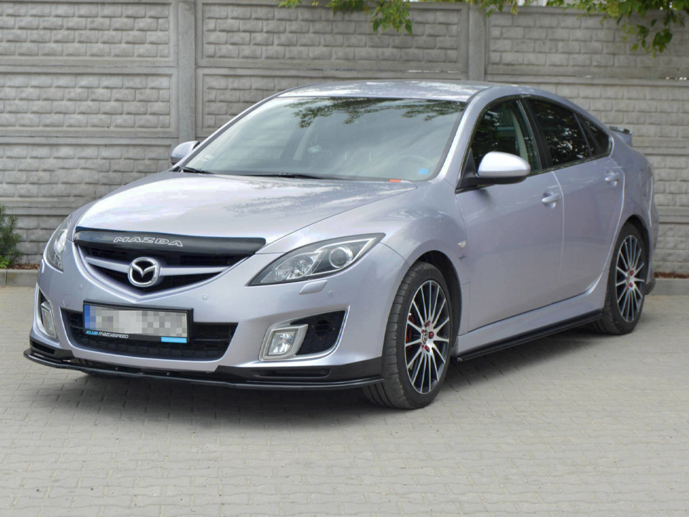 Side Skirts Splitters  Mazda 6 MK2 Sport Hatch (Gh-series) Pre-facelift (2008-2010) - Carbon Look - 2 