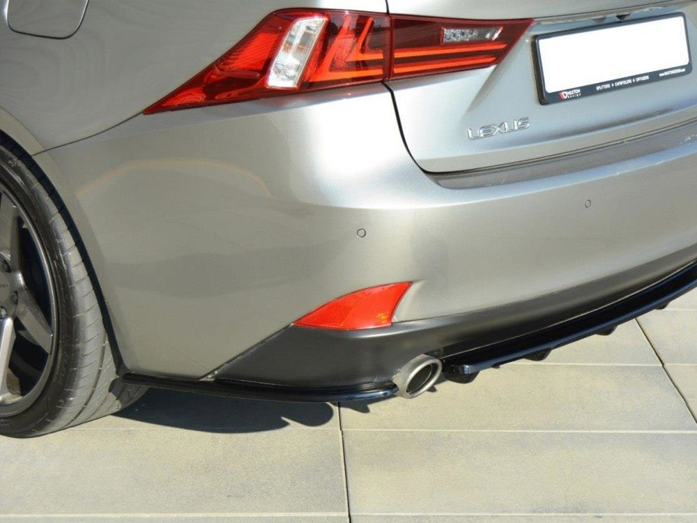 Rear Side Splitters Lexus IS 200T MK3 (2013-2016) - Textured - 3 