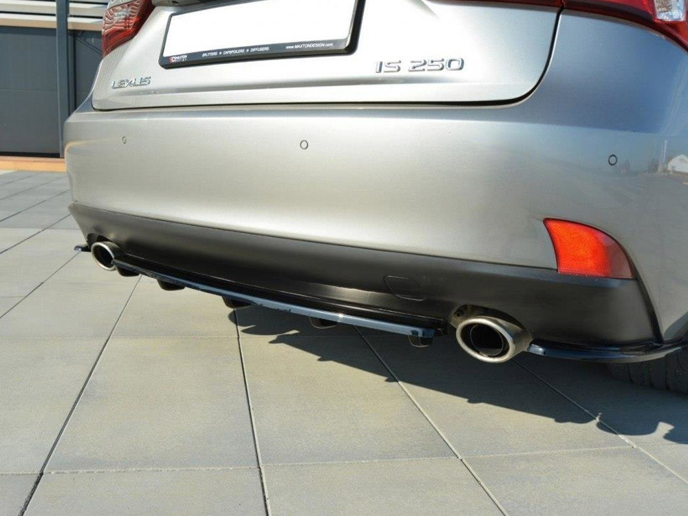 Central Rear Splitter (Vertical Bars) Lexus IS Mk3 T - 3 