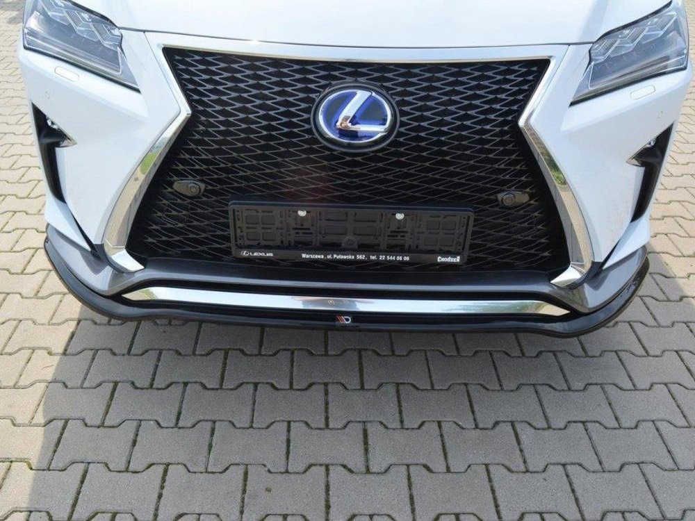 Front Splitter V.1 Lexus RX MK4 F-sport - Carbon Look - 3 