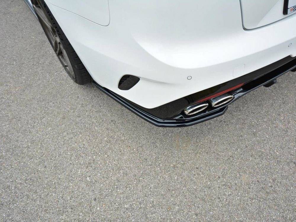 Rear Side Splitters Kia Stinger GT / GT-Line Mk1 - Textured - 3 