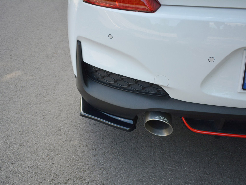 Rear Side Splitters Hyundai I30 Mk3 N (2017-2020) - Carbon Look - 4 