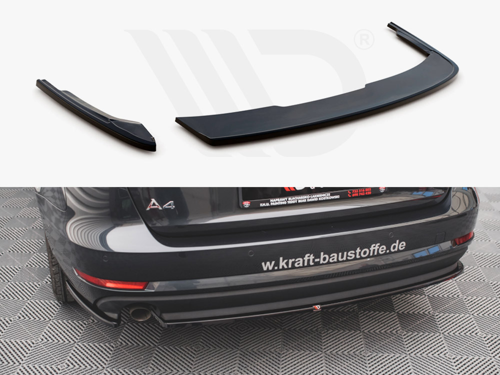 Rear Side Splitters Audi A4 B9 - 1 