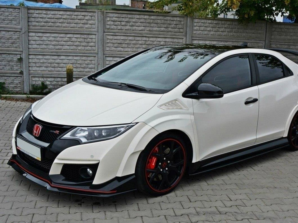 Front Splitter V.2 Honda Civic IX Type R (2015-2017) - 2 