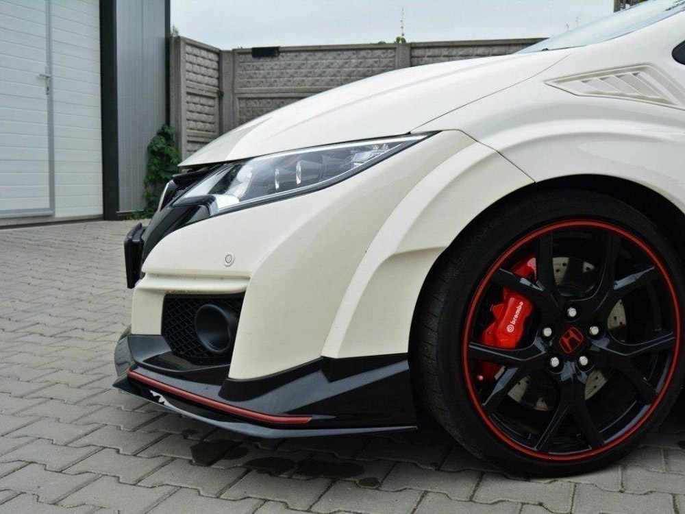 Front Splitter V.2 Honda Civic IX Type R (2015-2017) - 5 