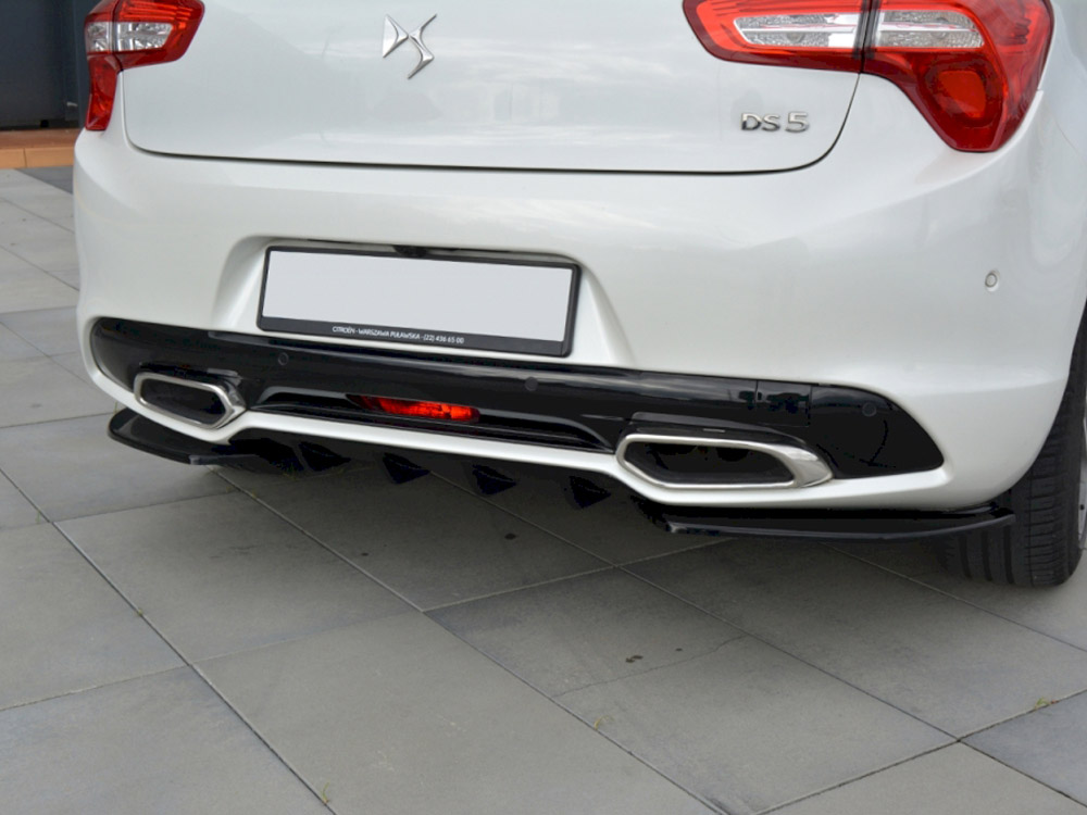 Rear Side Splitters Citroen DS5 - Textured - 2 