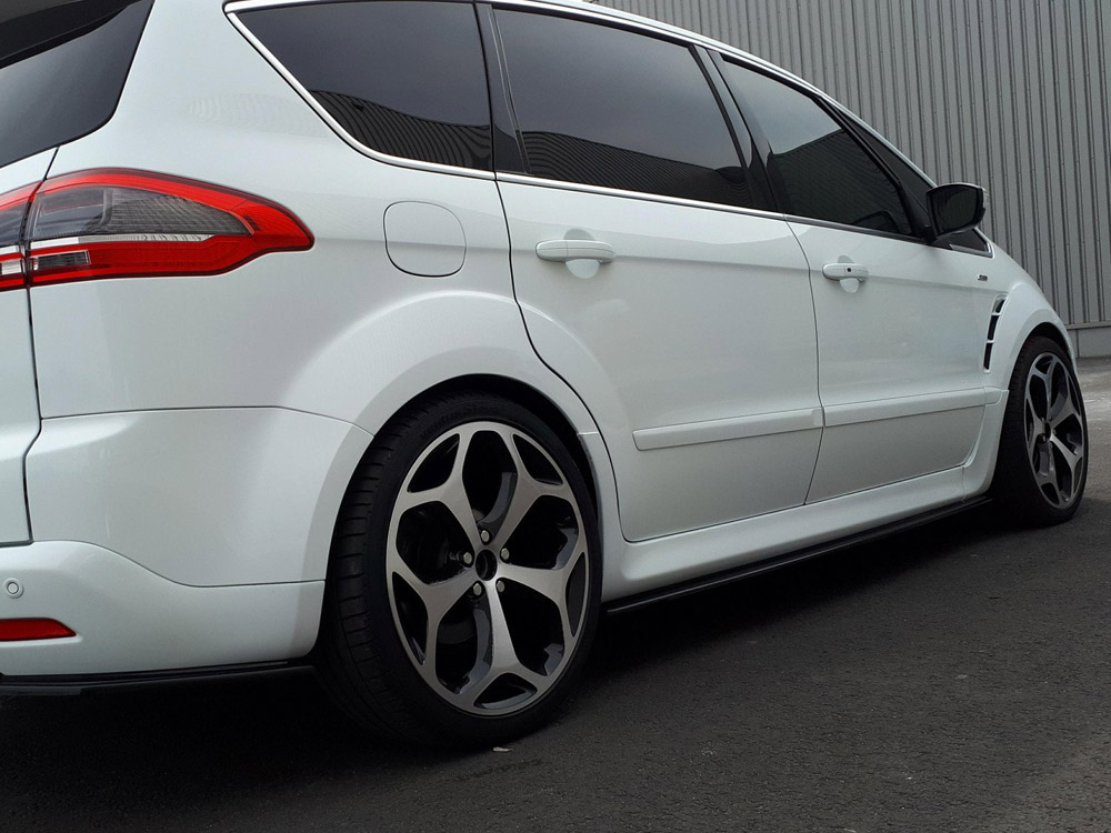 Side Skirts Splitters Ford S-max Titanium Facelift (2010-2015) - Carbon Look - 2 