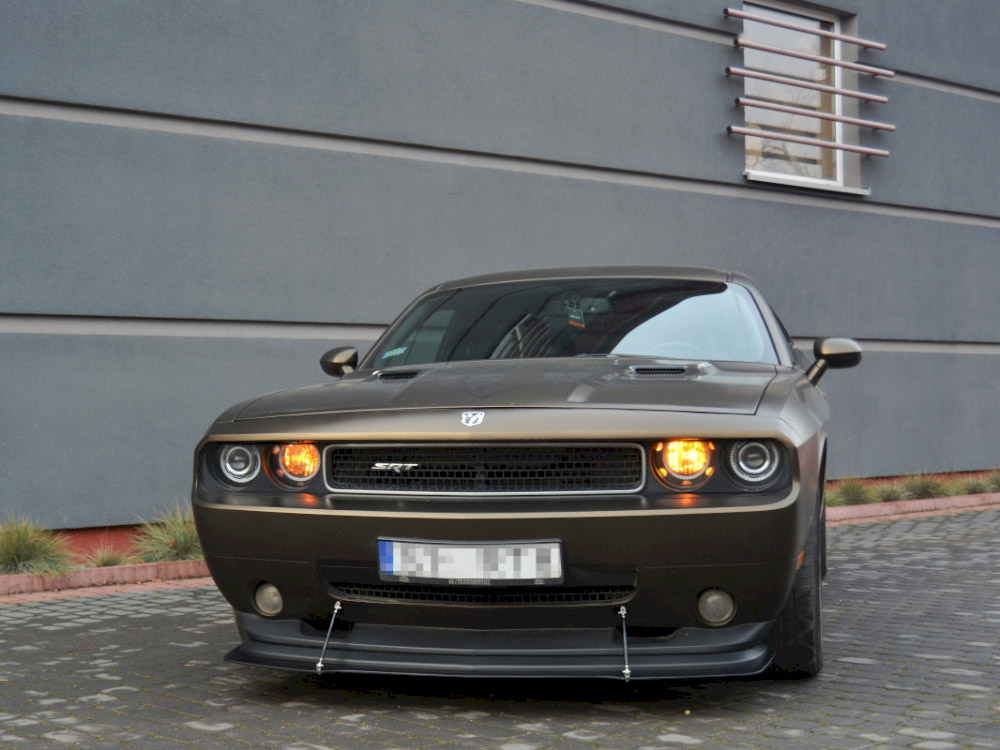 Hybrid Front Splitter V.1 Dodge Challenger Mk3 PHASE-1 SRT8 Coupe - 1 