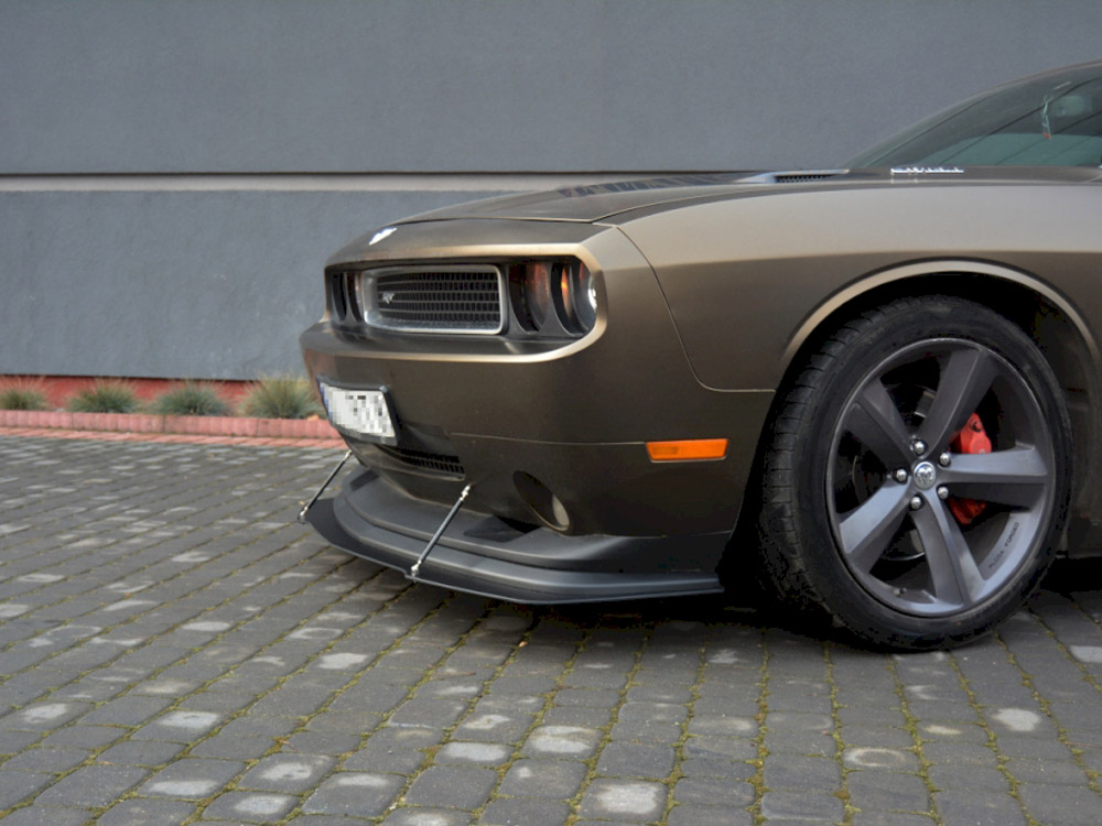 Hybrid Front Splitter V.1 Dodge Challenger Mk3 PHASE-1 SRT8 Coupe - 2 