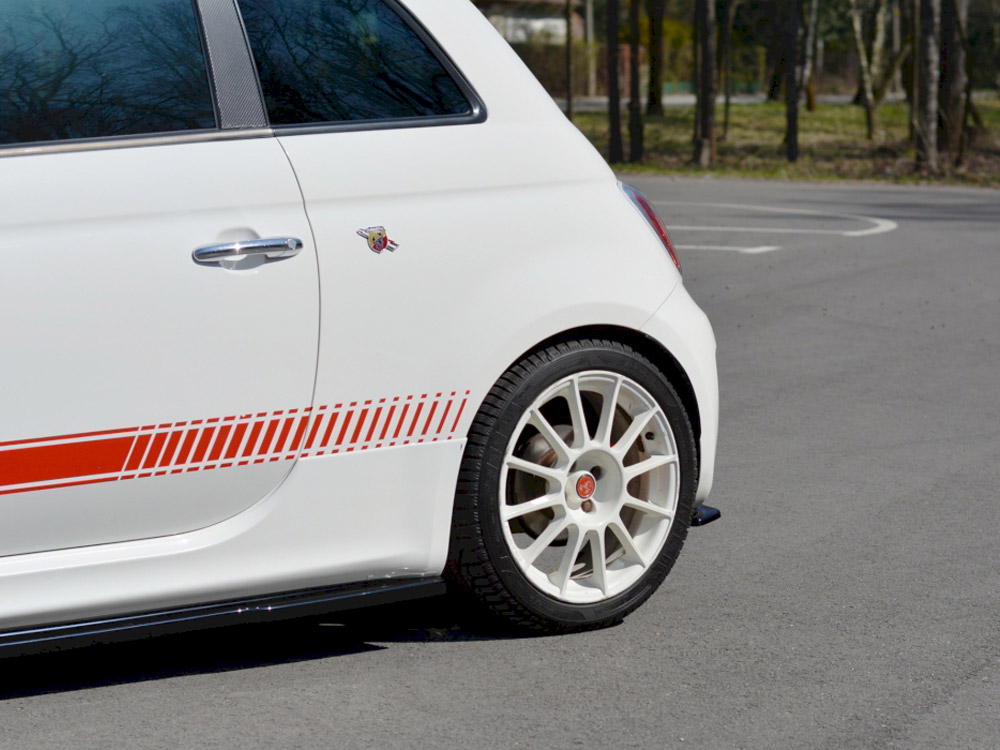 Rear Side Splitters Fiat 500 Abarth MK1 (2008-2012) - 2 