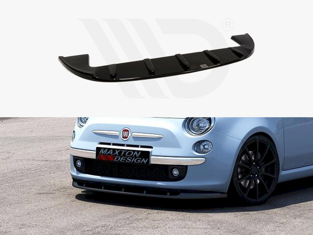 Front Splitter V.1 Fiat 500 Pre-facelift (2007-2014) - 1 