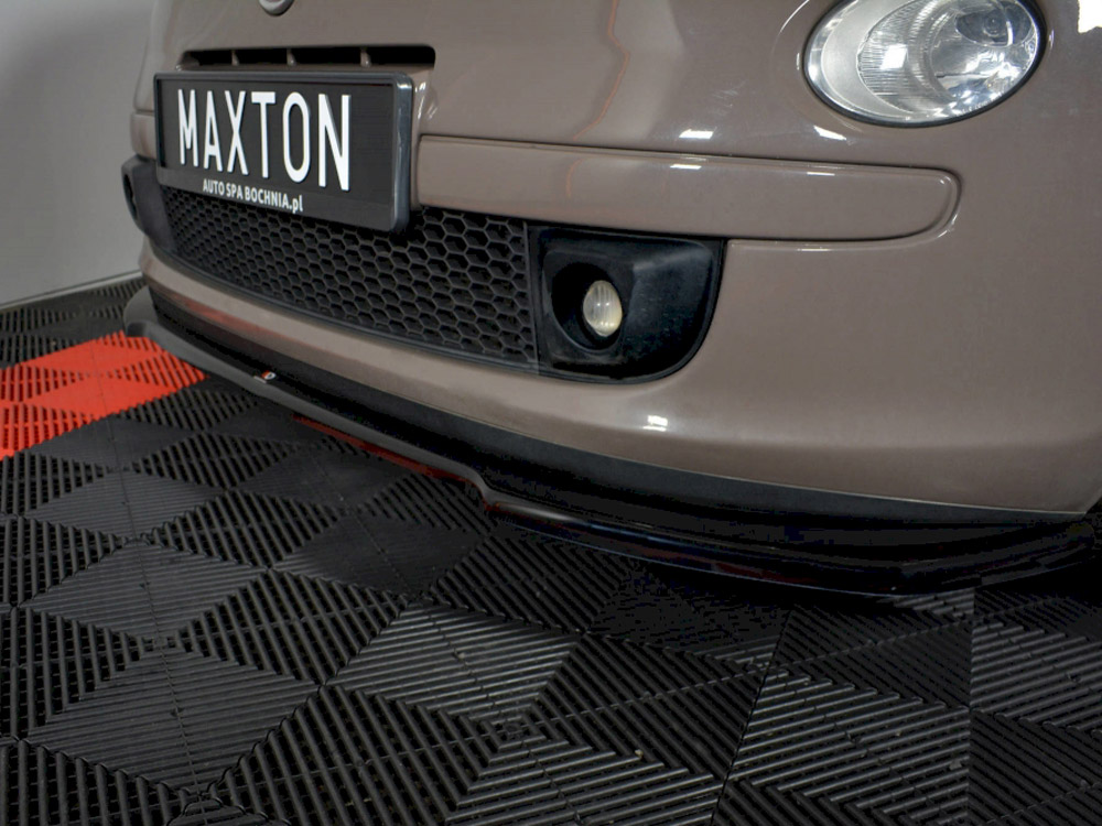 Front Splitter V.2 Fiat 500 Pre-facelift (2007-2014) - Carbon Look - 3 