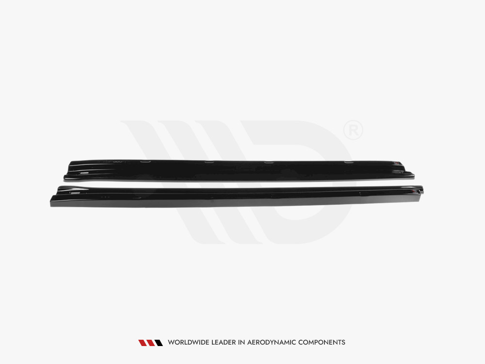 Side Skirts Splitters Fiat 500 Pre-Facelift (2007-2014) - Carbon Look - 4 