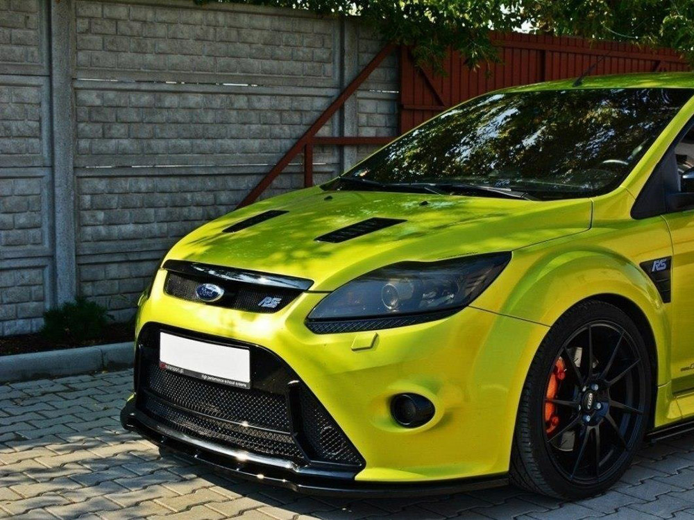 Front Splitter V.1 Ford Focus MK2 RS - Carbon Look - 4 