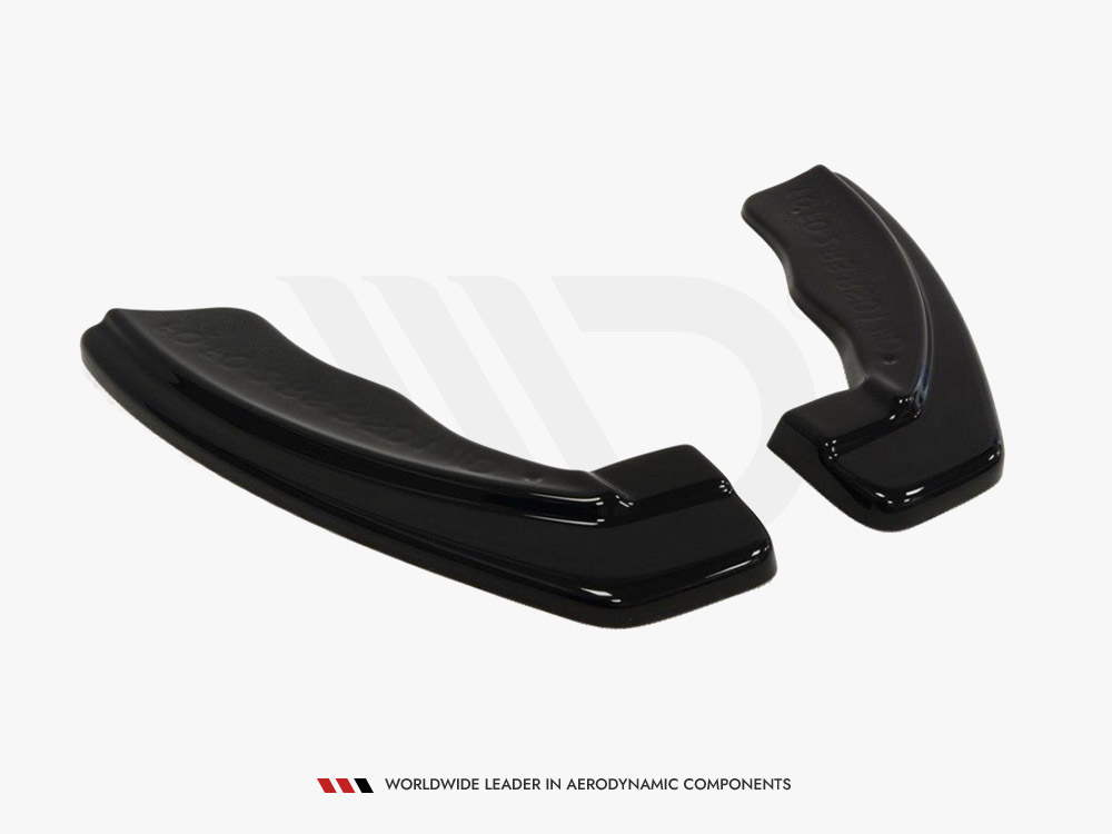 Rear Side Splitters Ford Focus MK2 RS - Textured - 6 