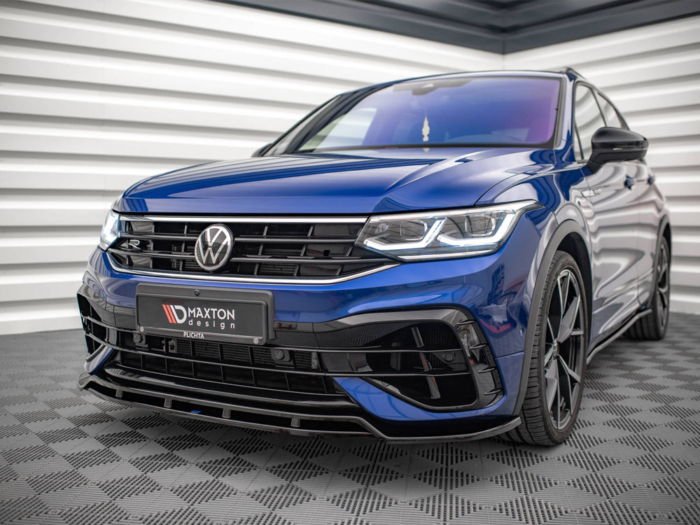 Front Splitter V.1 VW Tiguan R  / R-line MK2 Facelift (2020-) - 2 