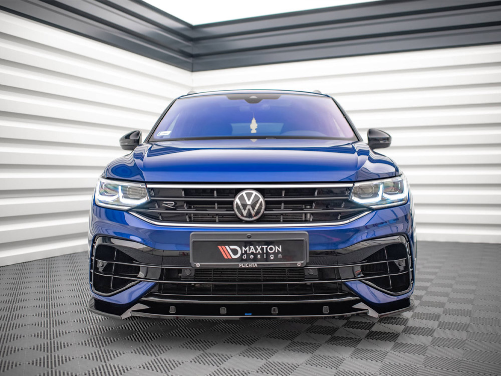 Front Splitter V.2 VW Tiguan R  / R-line MK2 Facelift (2020-) - 3 