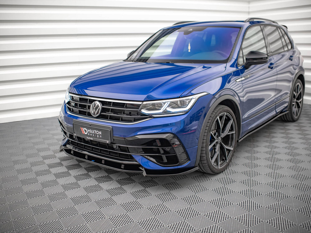 Front Splitter V.2 VW Tiguan R  / R-line MK2 Facelift (2020-) - 2 