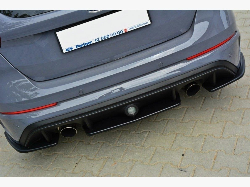 Rear Side Splitters Ford Focus RS Mk3 - Carbon Look - 4 