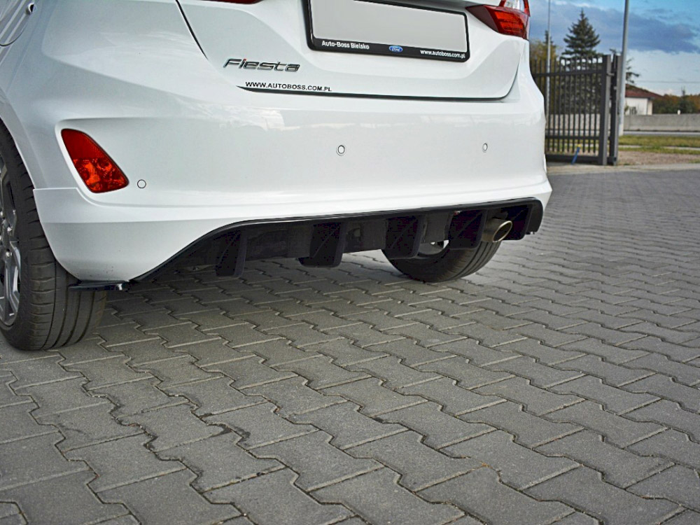 Rear Side Splitters V.1 Ford Fiesta Mk8 ST-Line - Carbon Look - 2 