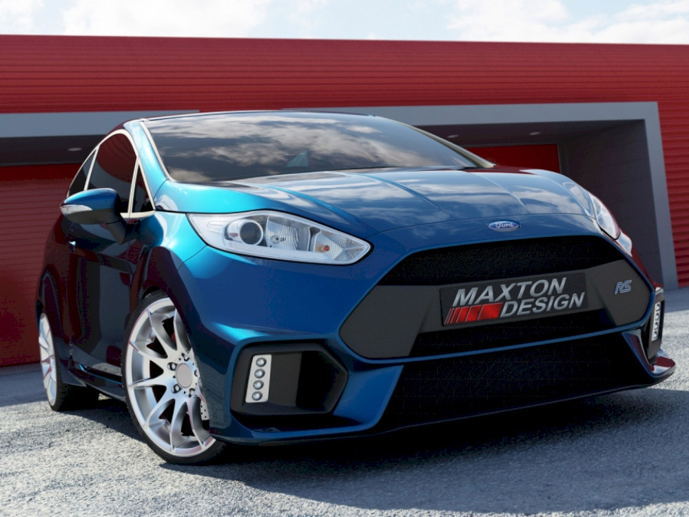 Front Bumper Fiesta MK7 Facelift (Focus RS 2015 Look) (2013-2017) - 2 