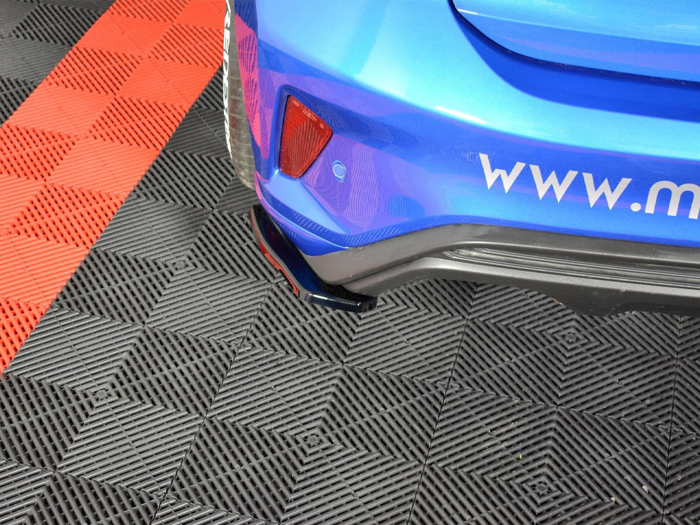 Rear Side Splitters V.1 Ford Focus ST-Line Mk4 - Textured - 5 