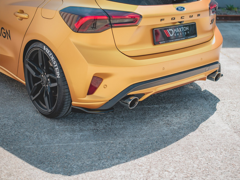 Rear Side Splitters V.2 Ford Focus Mk4 ST (2019-) - Textured - 4 