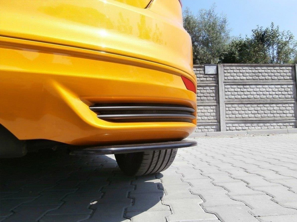 Rear Side Splitters Ford Focus MK3 ST Preface Model - Textured - 4 