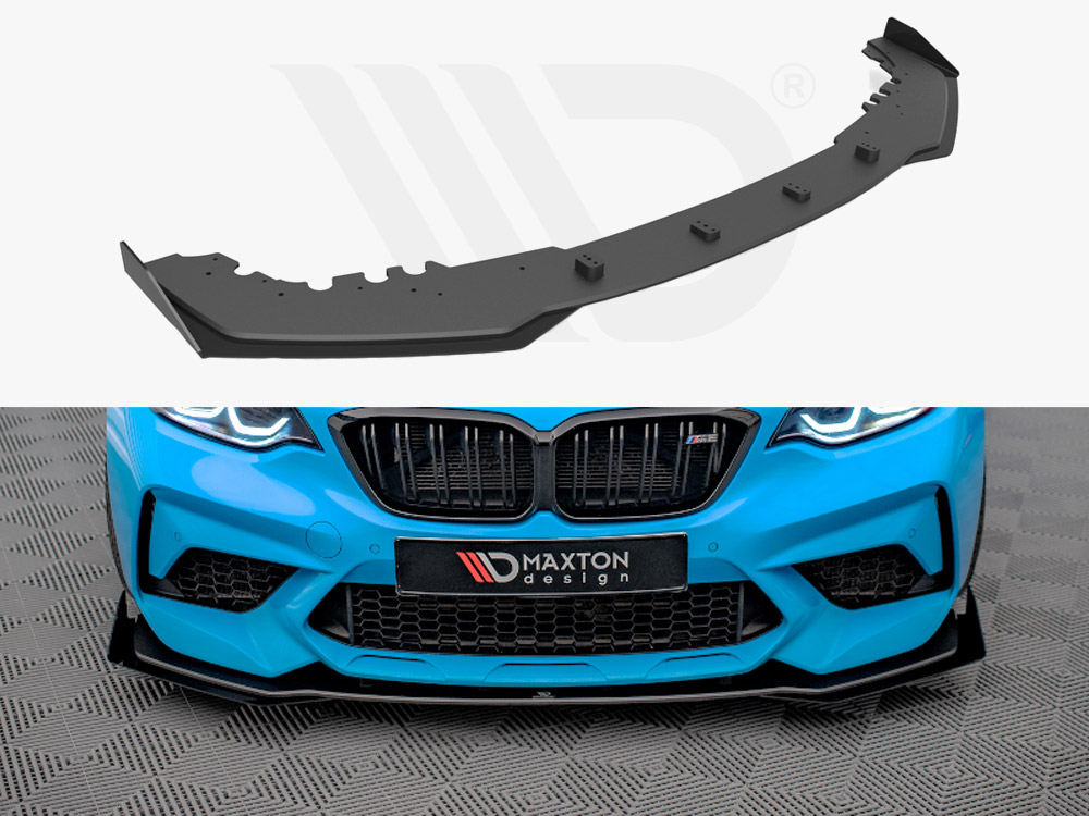 Street Pro Front Splitter V Flaps Bmw M Competition F