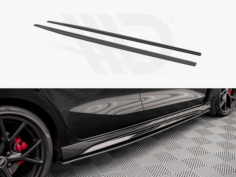 Street PRO Side Skirts Diffusers Audi RS3 Sportback 8Y - 1 