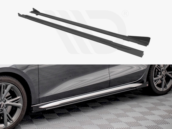 Audi - S3 - 8Y (2020-) - Sportback - Side Skirt Splitters - Maxton Design UK