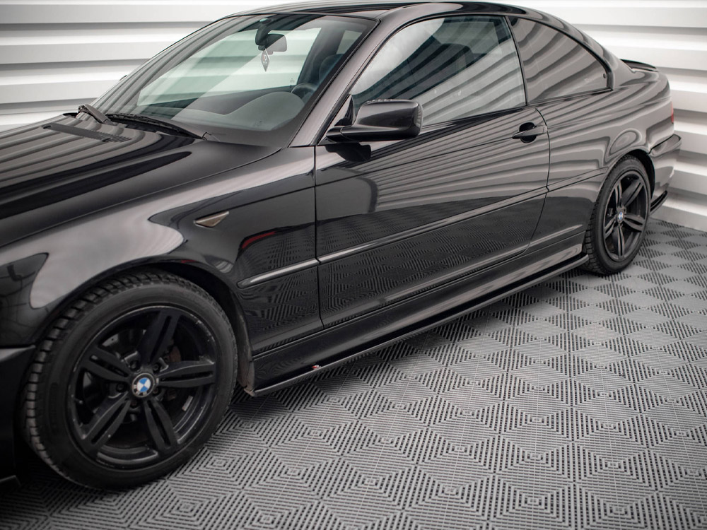 Side Skirts Diffusers V.2 Bmw 3 Coupe M-pack E46 (1999-2005) - 3 