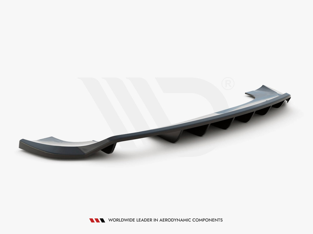 Central Rear Splitter (Vertical Bars) Audi Q3 Sport 8U Facelift - 5 