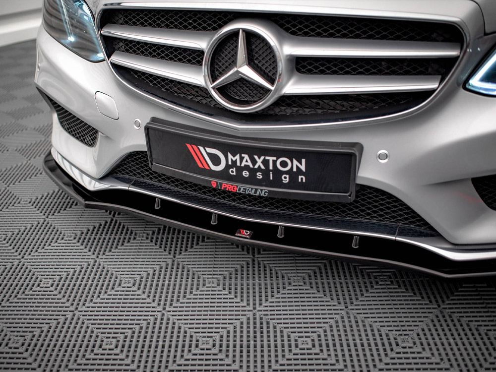 Front Splitter V.1 Mercedes E Amg-Line Sedan W212 Facelift (2012-2016) - 4 