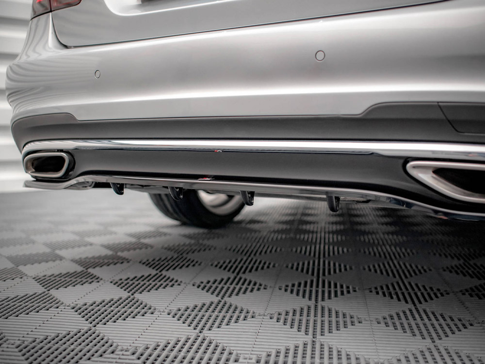 Rear Splitter (Vertical Bars) Mercedes E Amg-Line Sedan W212 Facelift - 3 